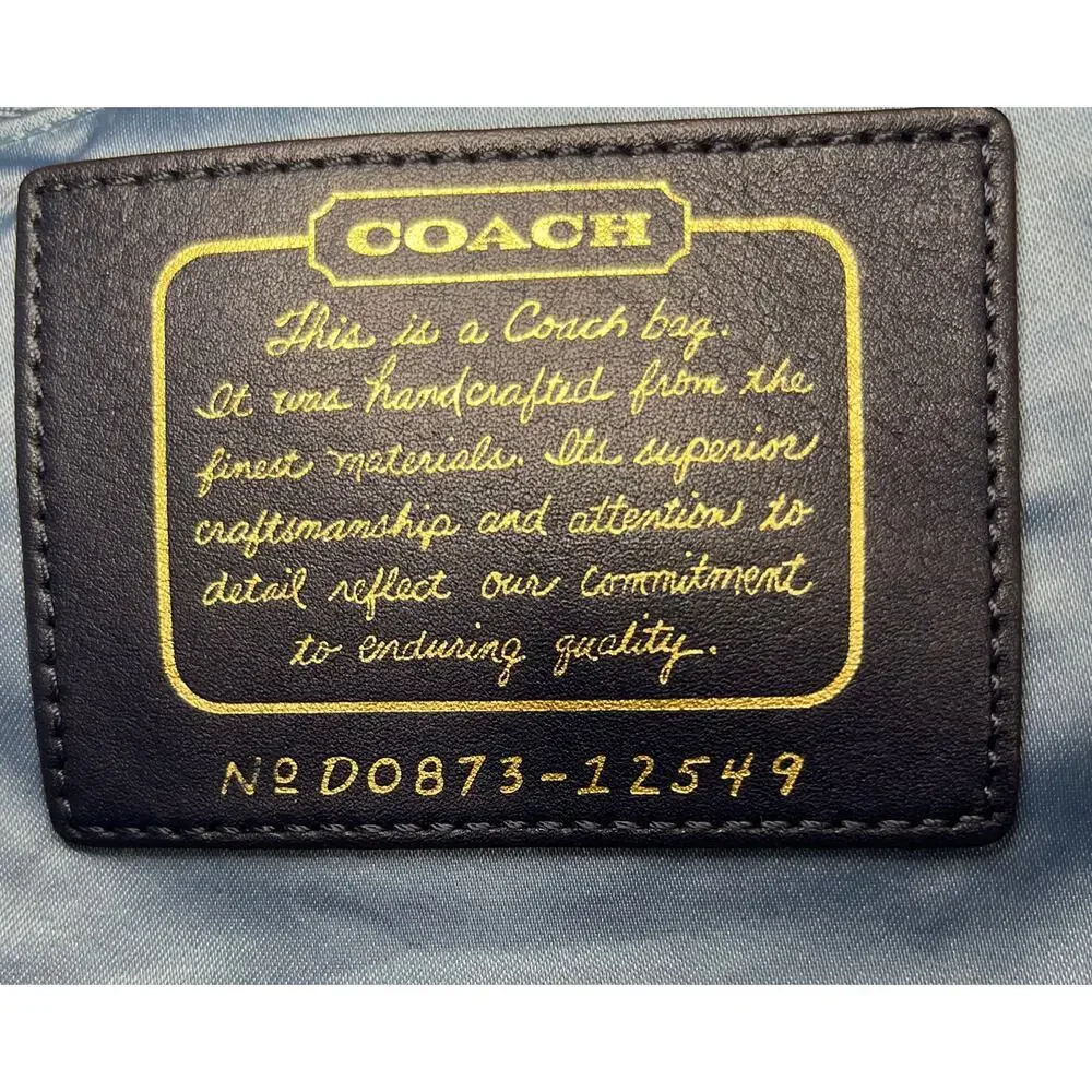 Y2K Coach 12549 Legacy Signature Denim Hobo Bag & 41718 Wristlet